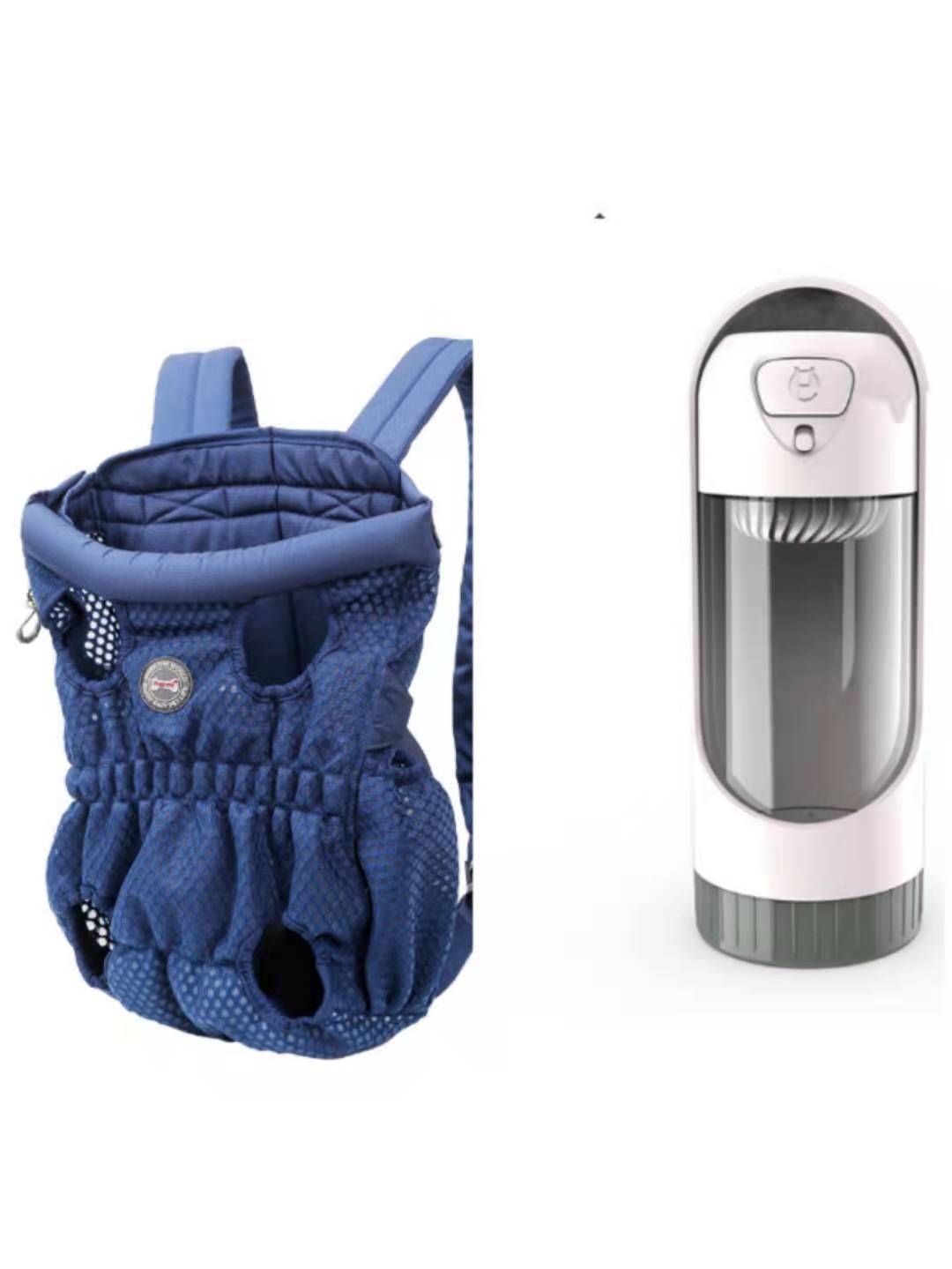 Sac à dos de transport pour animaux de compagnie, sac à bandoulière en maille respirante pour voyage en plein air
